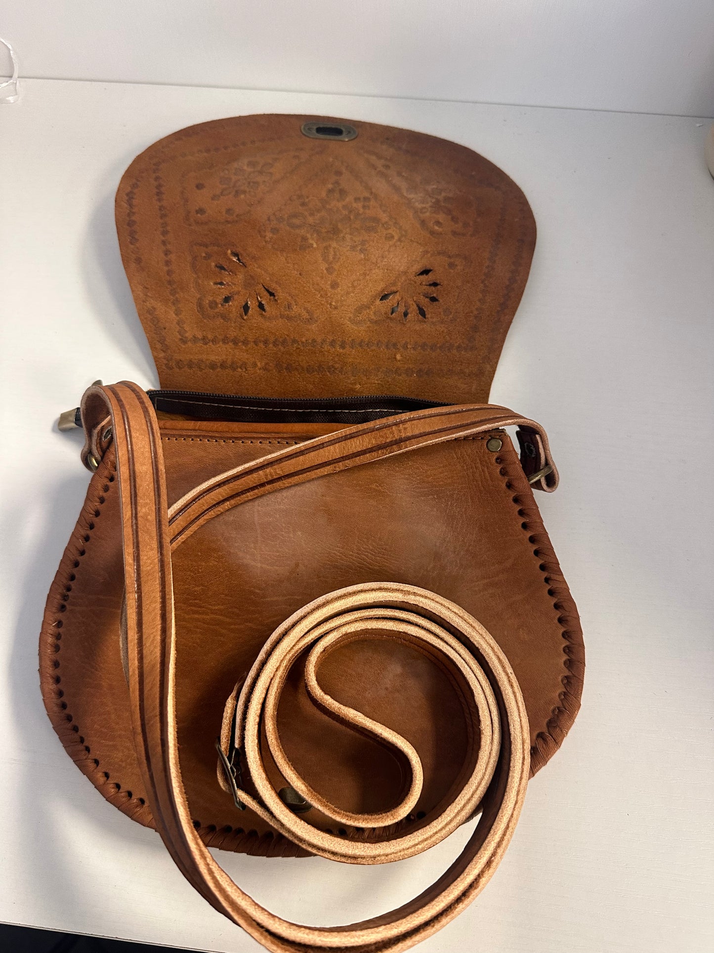 Small Alyssa leather crossbody bag