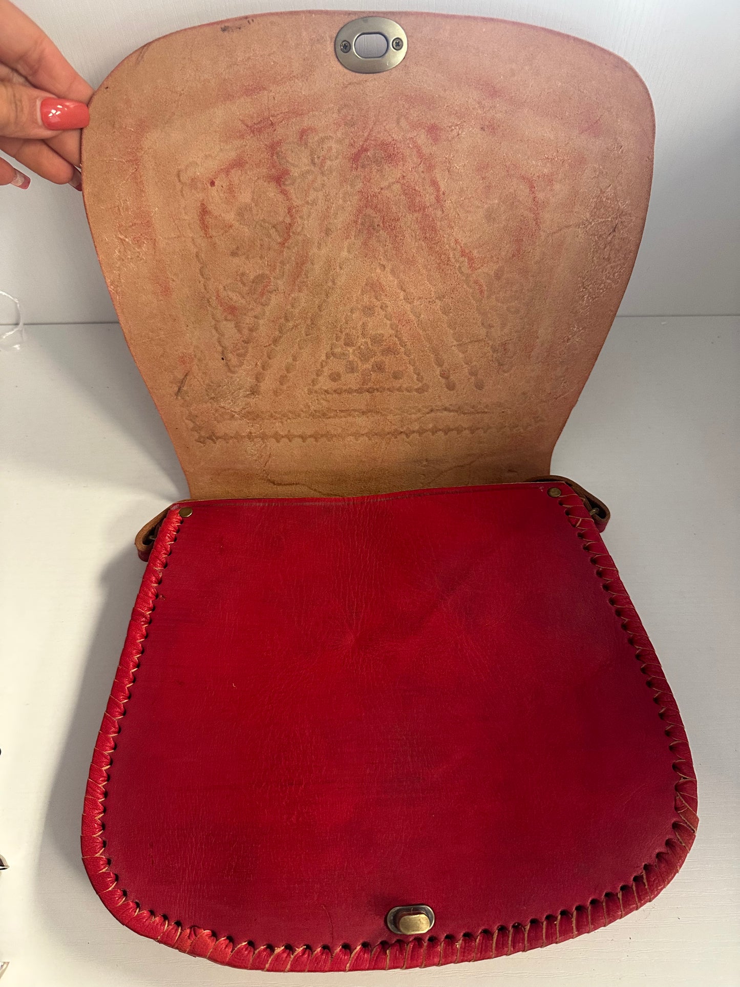 Medium Alyssa leather crossbody bag