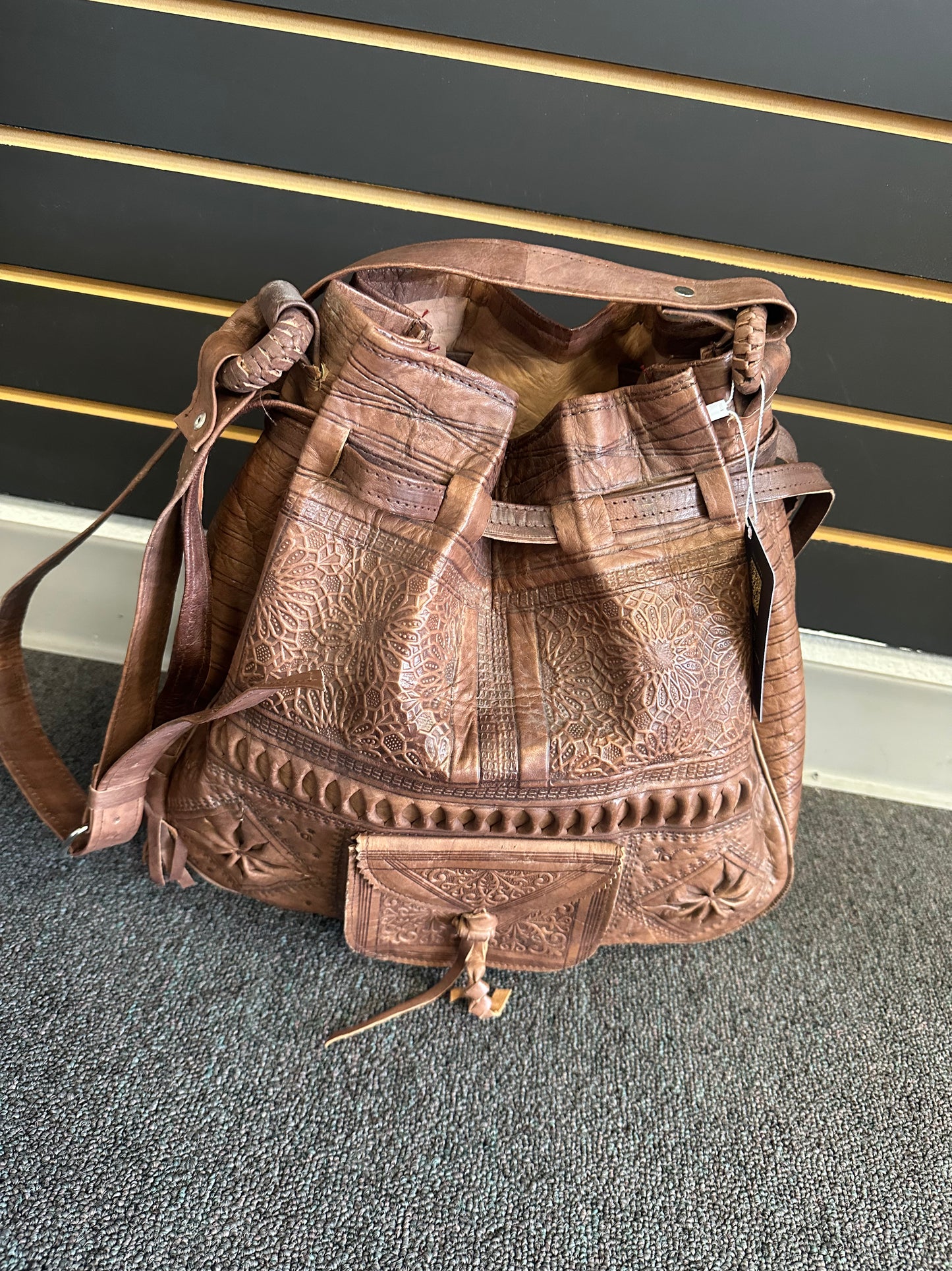 Large Lily hobo leather bag