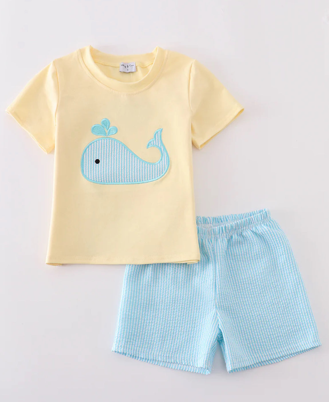 Yellow whale boy set