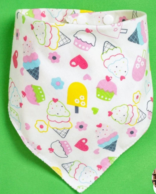 Baby ice cream bib