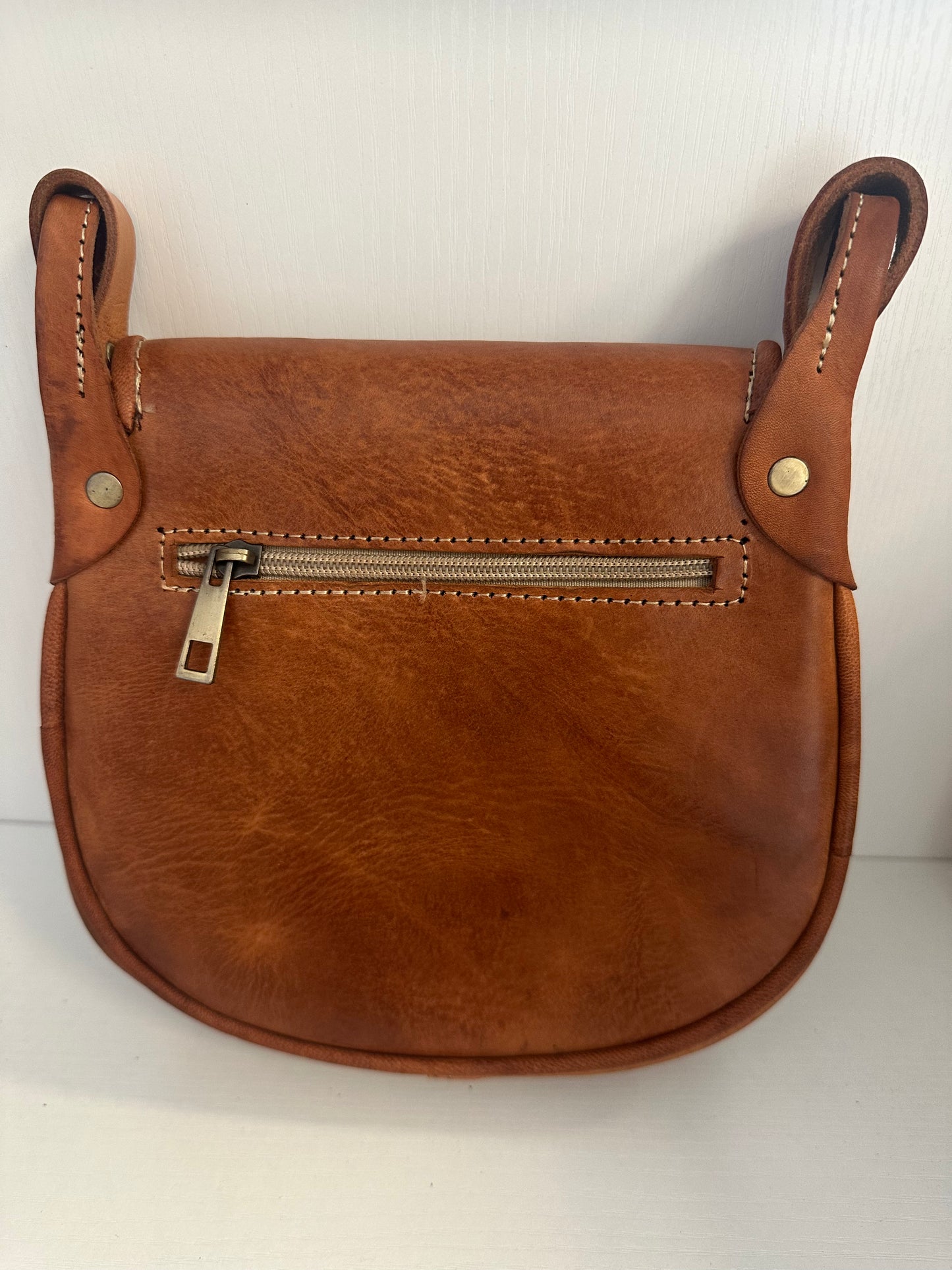 Zella small crossbody leather bag