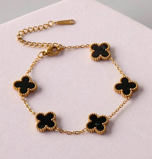 Black and gold bracelet