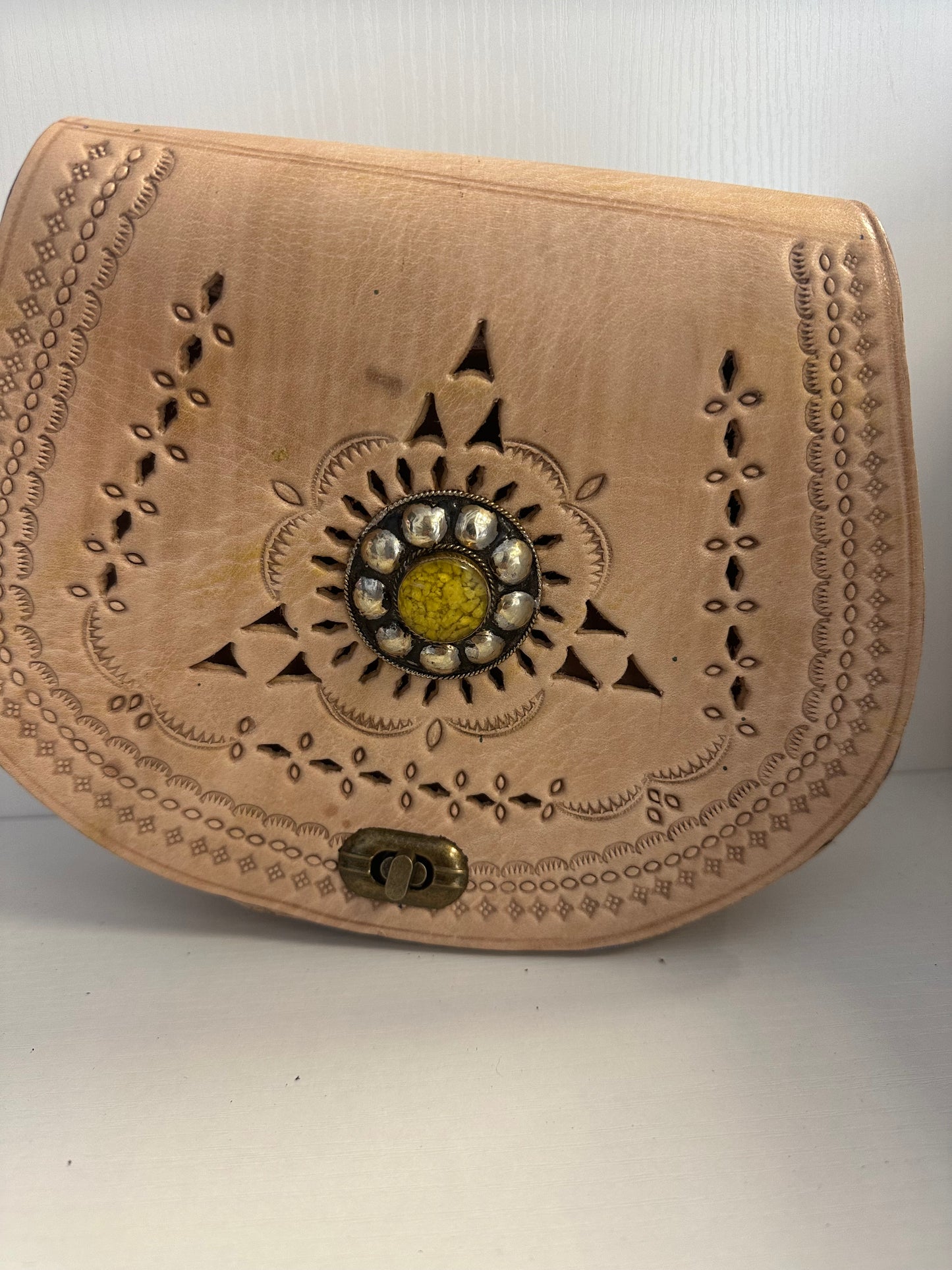 Small Aaliyah crossbody leather bag