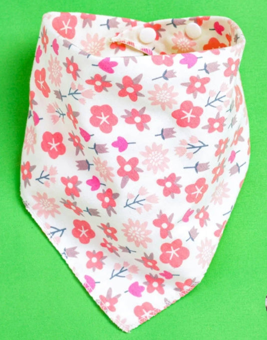 Baby flower bib