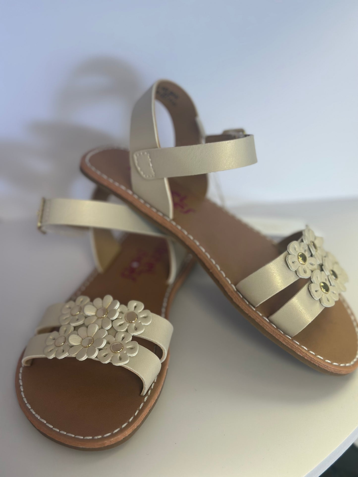 Girls flower sandals