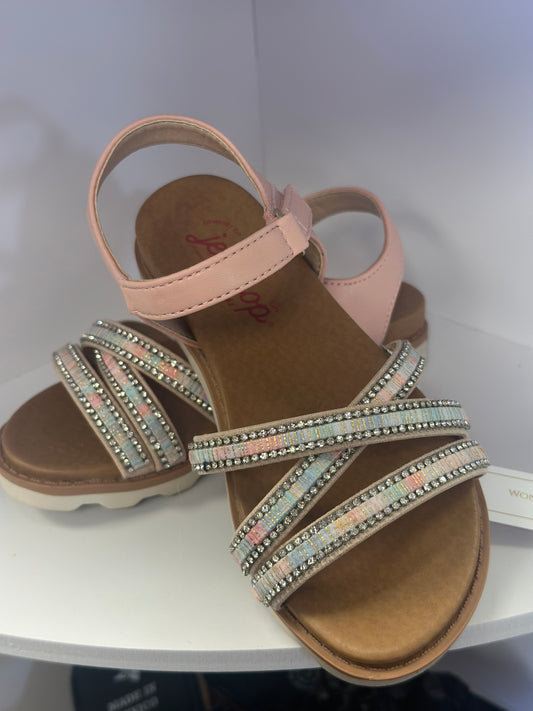 Girls multi color sandals
