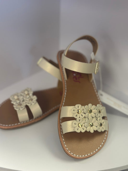 Girls flower sandals