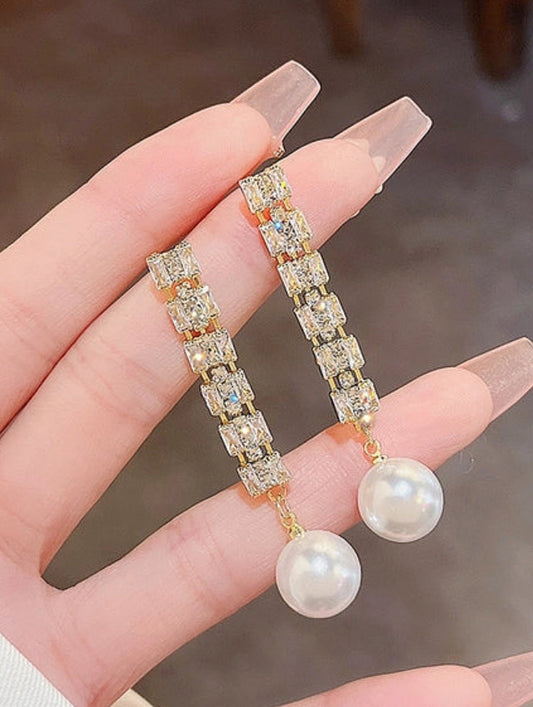 Pearl earrings