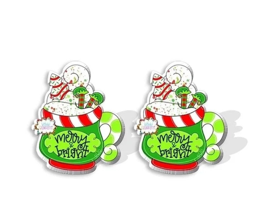 Hot coco earrings