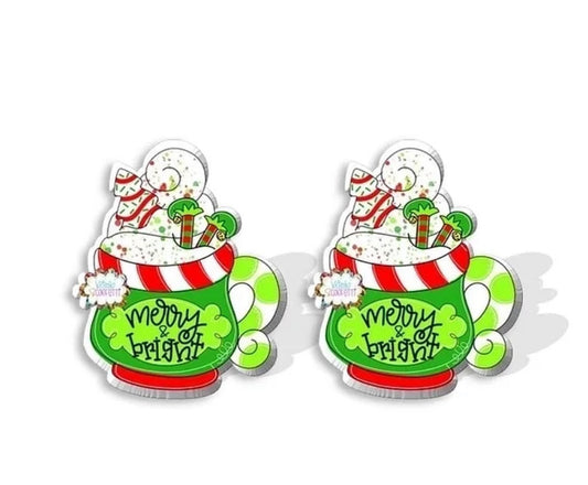 Hot coco earrings