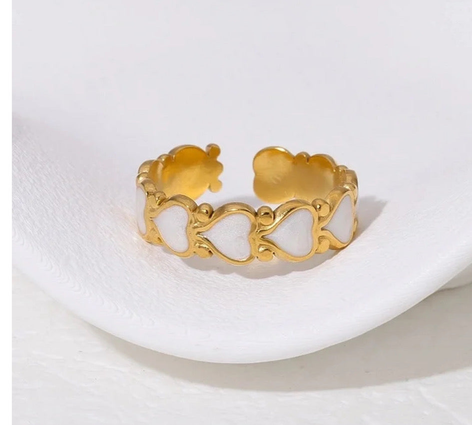 Heart rings