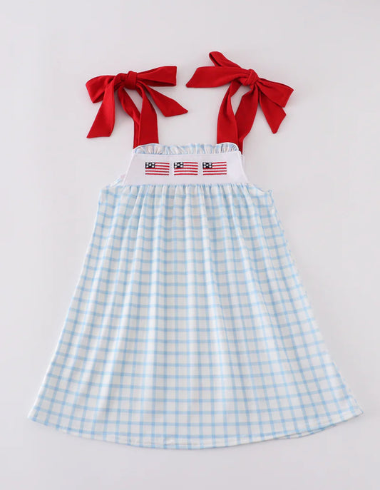 Flag dress blue
