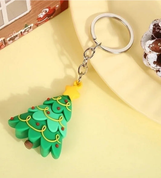 Christmas tree key chain