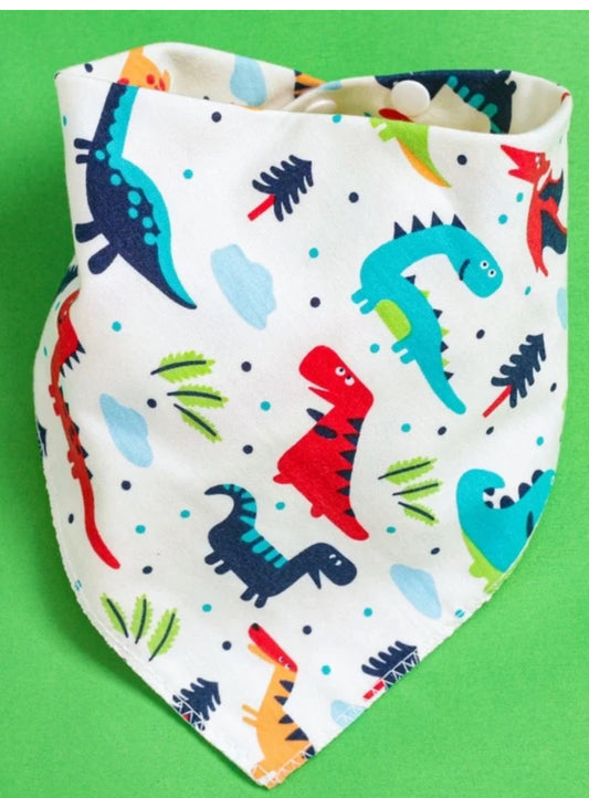 Baby dinosaur bib