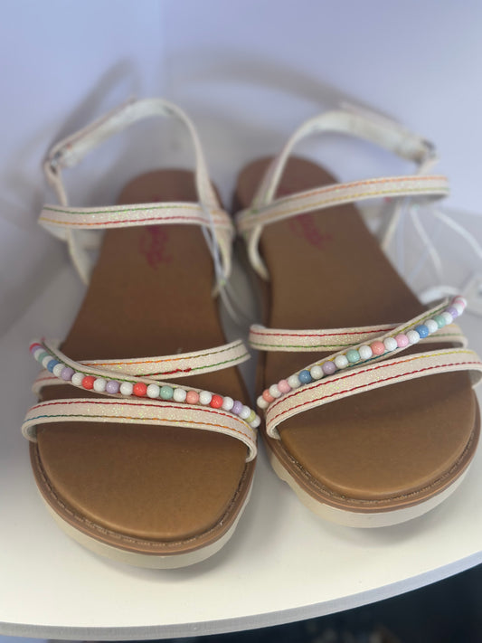 Girls multi color sandals