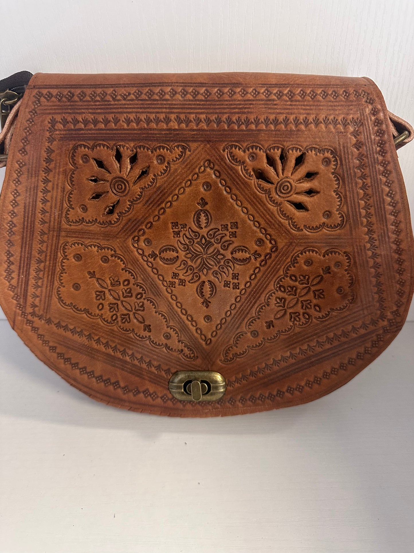 Small Alyssa leather crossbody bag