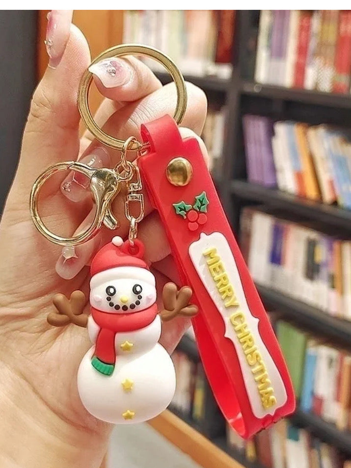 Snow man key chain