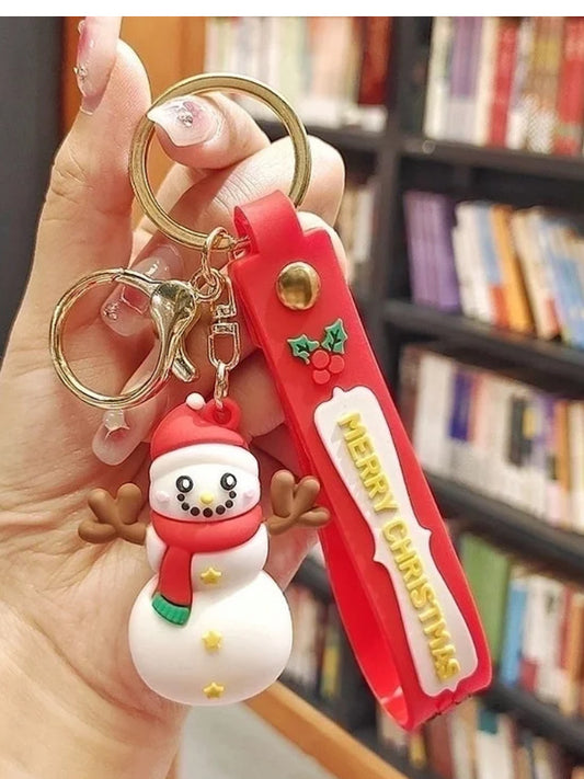 Snow man key chain