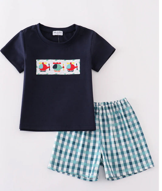 Navy helicopter boy set