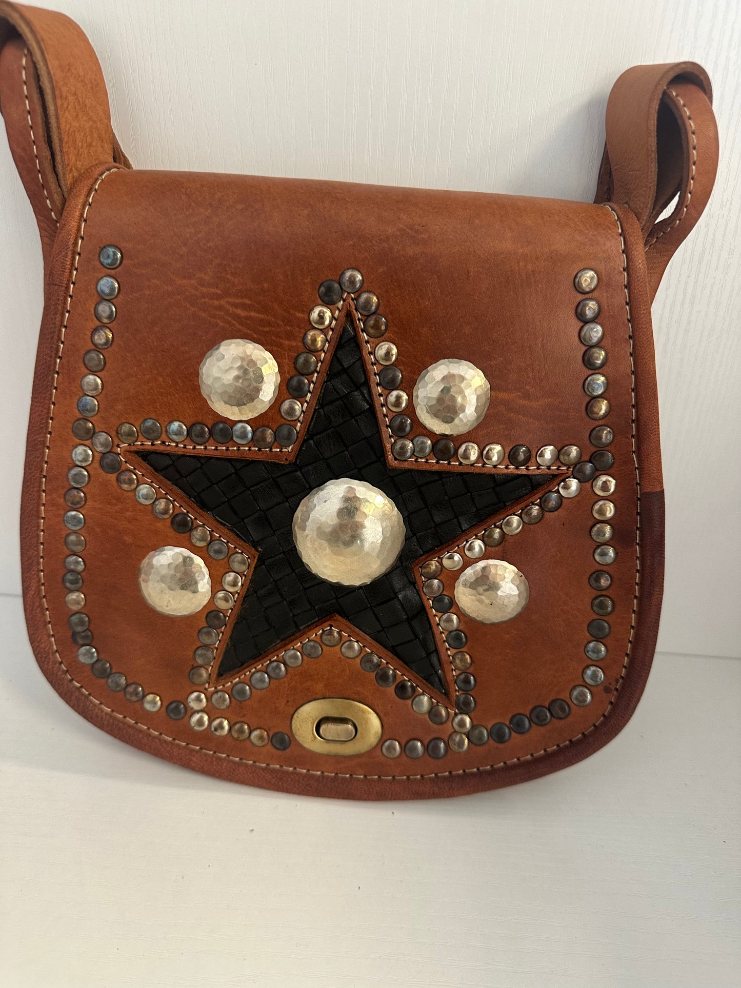 Zella small crossbody leather bag