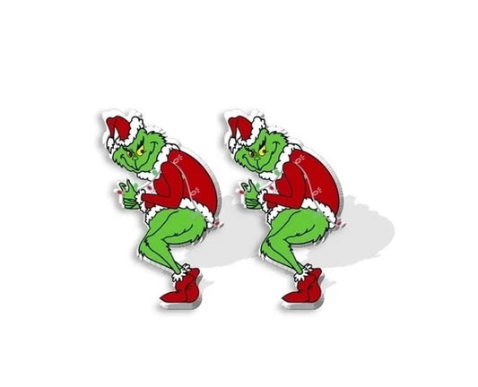 Grinch small earrings