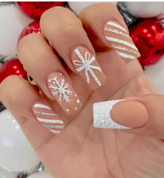 Christmas press on nails