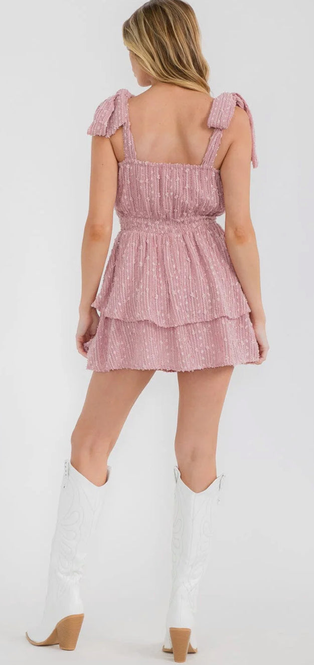 WOMEN'S SLEEVELESS V-NECK RUFFLE ELASTIC WAIST SHIMMER ROMPER