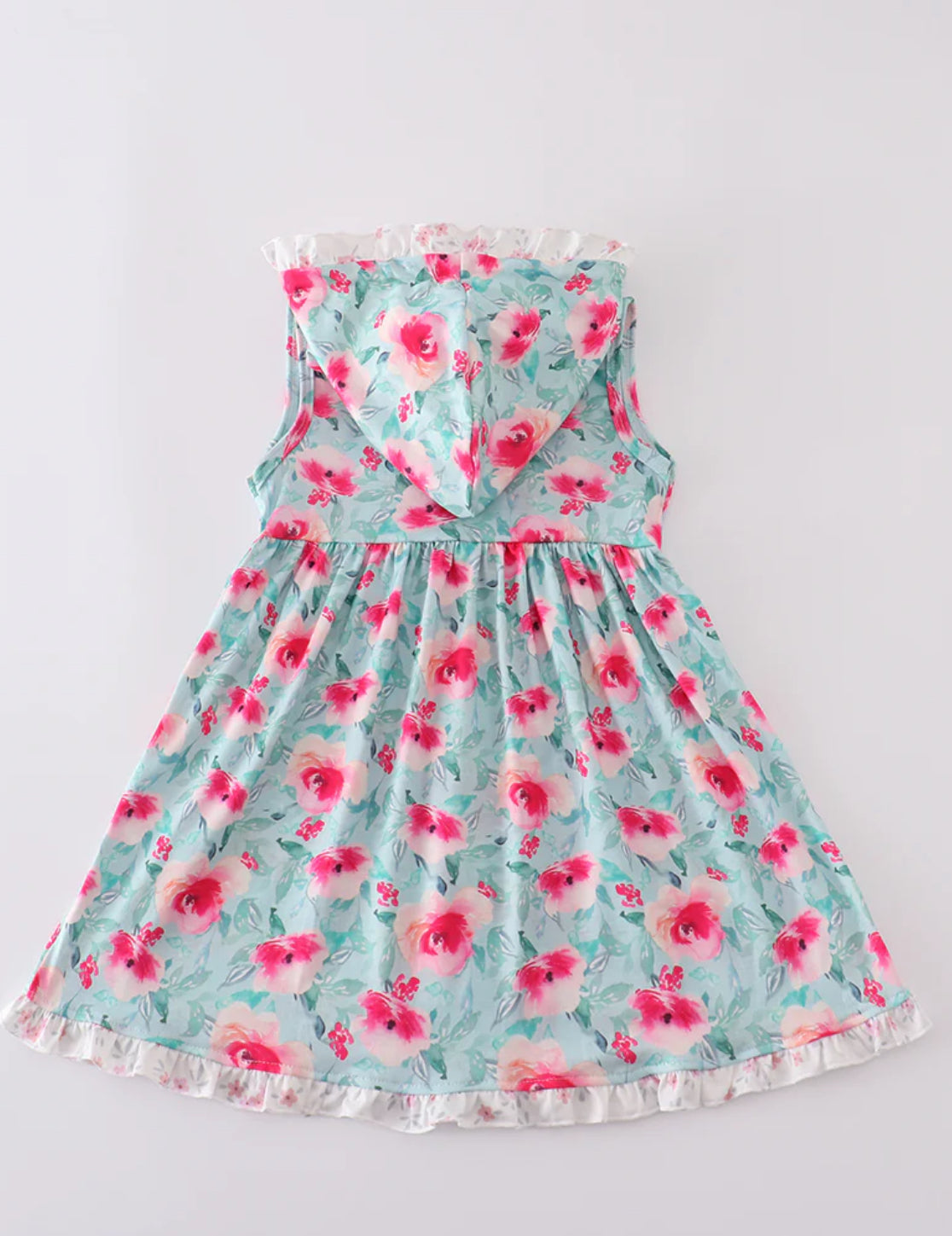 Rose garden hoodie coverup