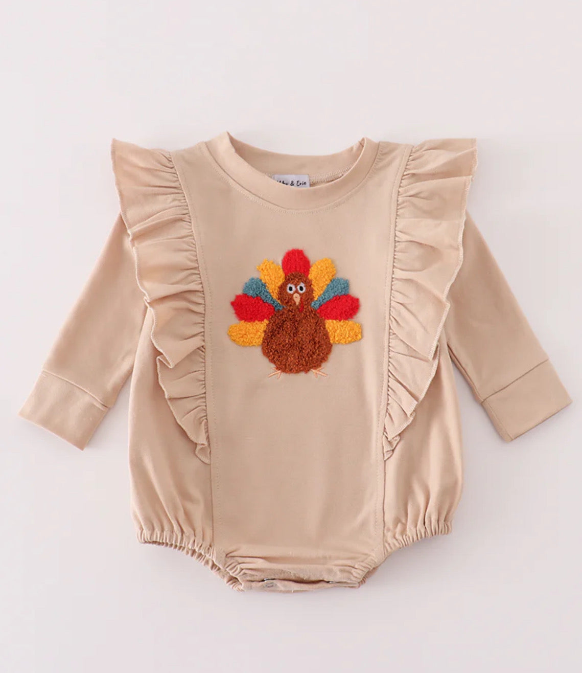 Turkey ruffle romper