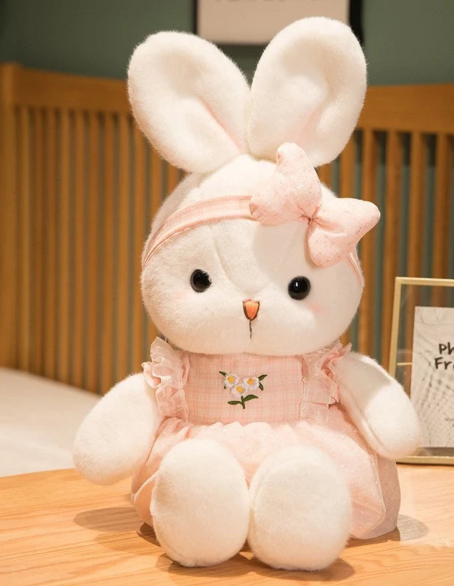 Pink dress bunny