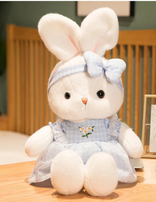 Blue dress bunny