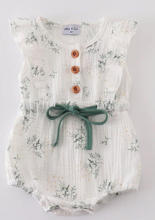 Floral print bubble
