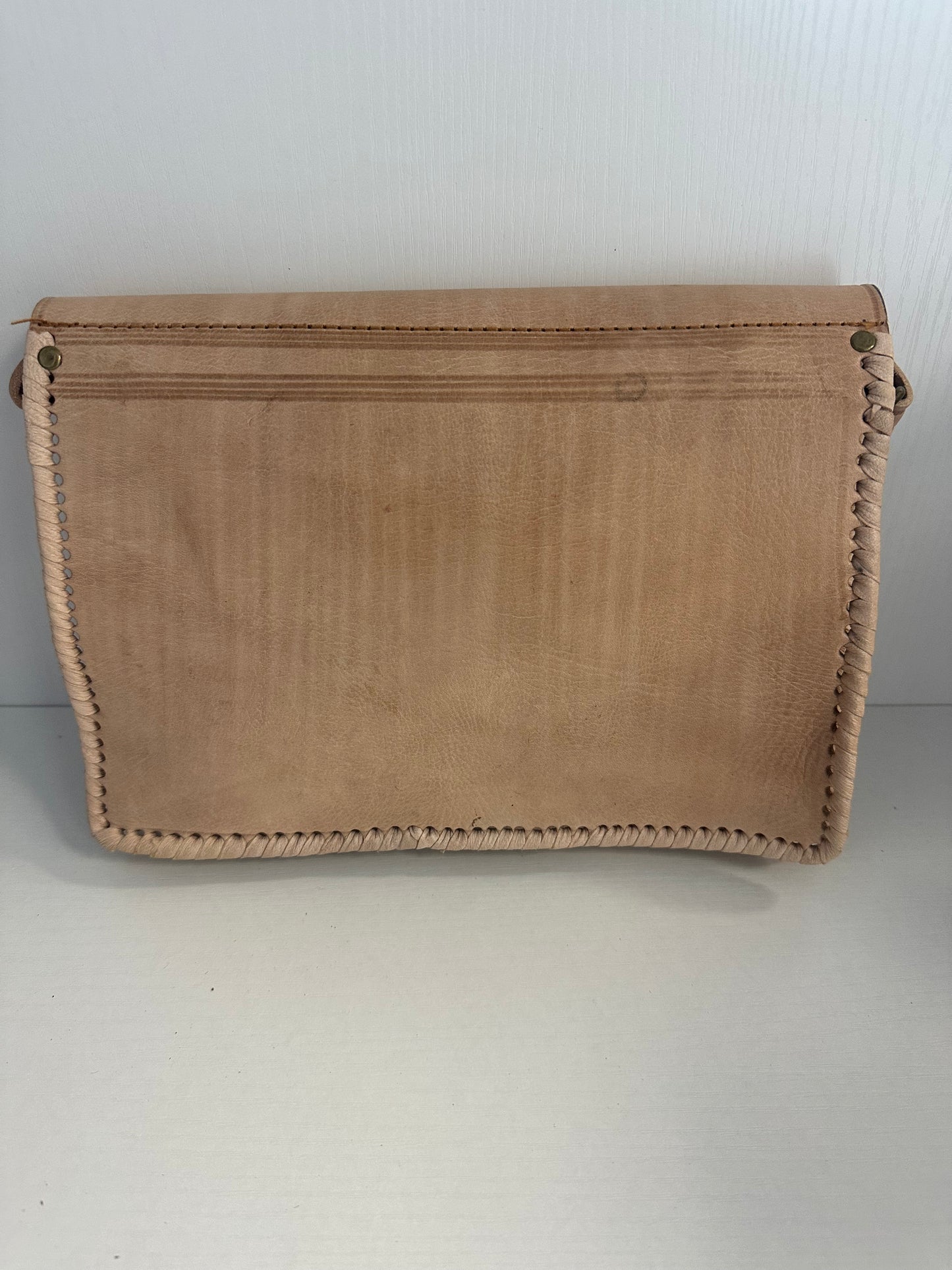 Rectangle small Alyssa leather crossbody