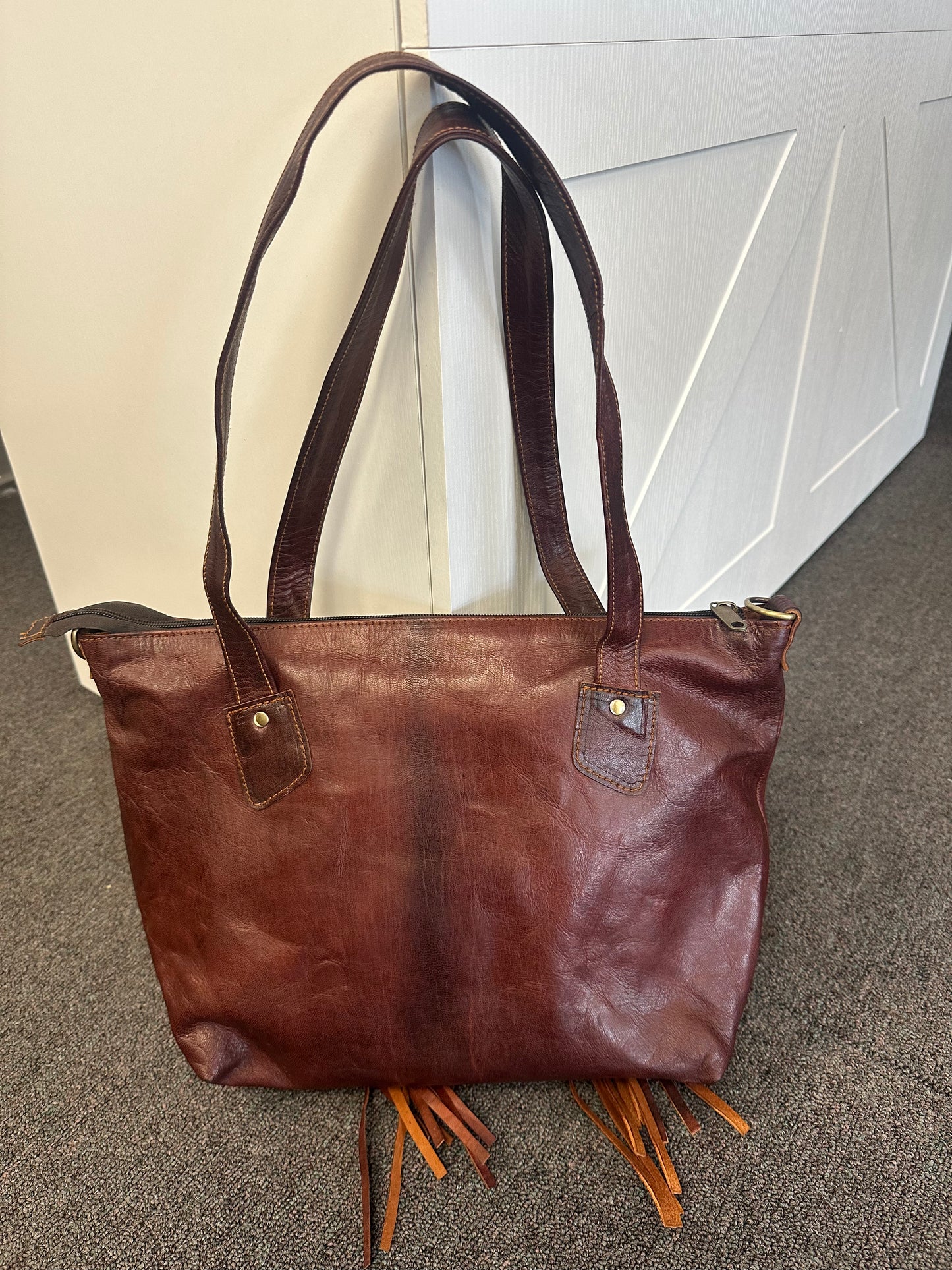 Large Nicole leather bag