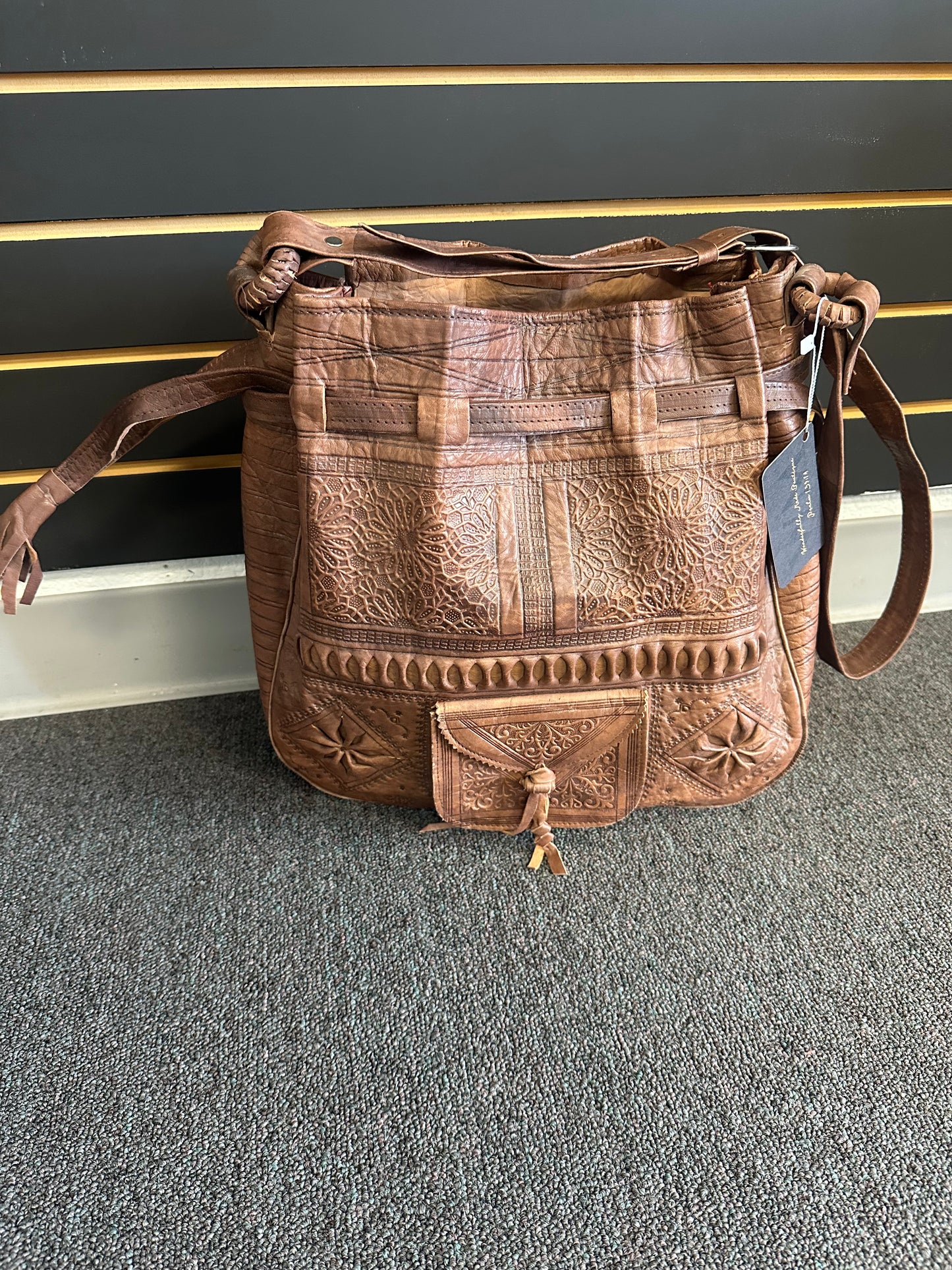Large Lily hobo leather bag