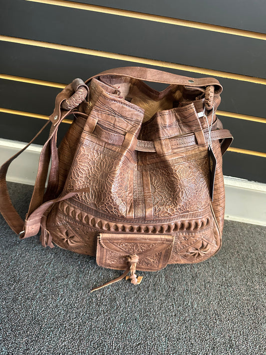Large Lily hobo leather bag