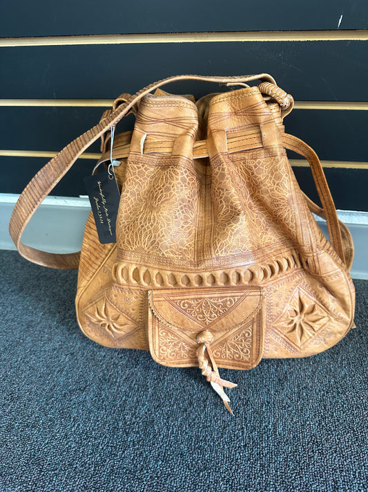Large Lily hobo leather bag