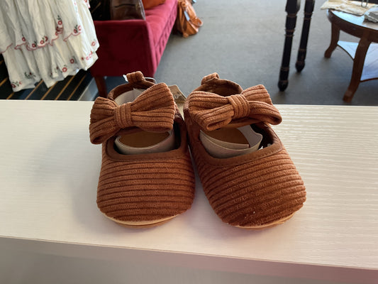 Brown baby shoes