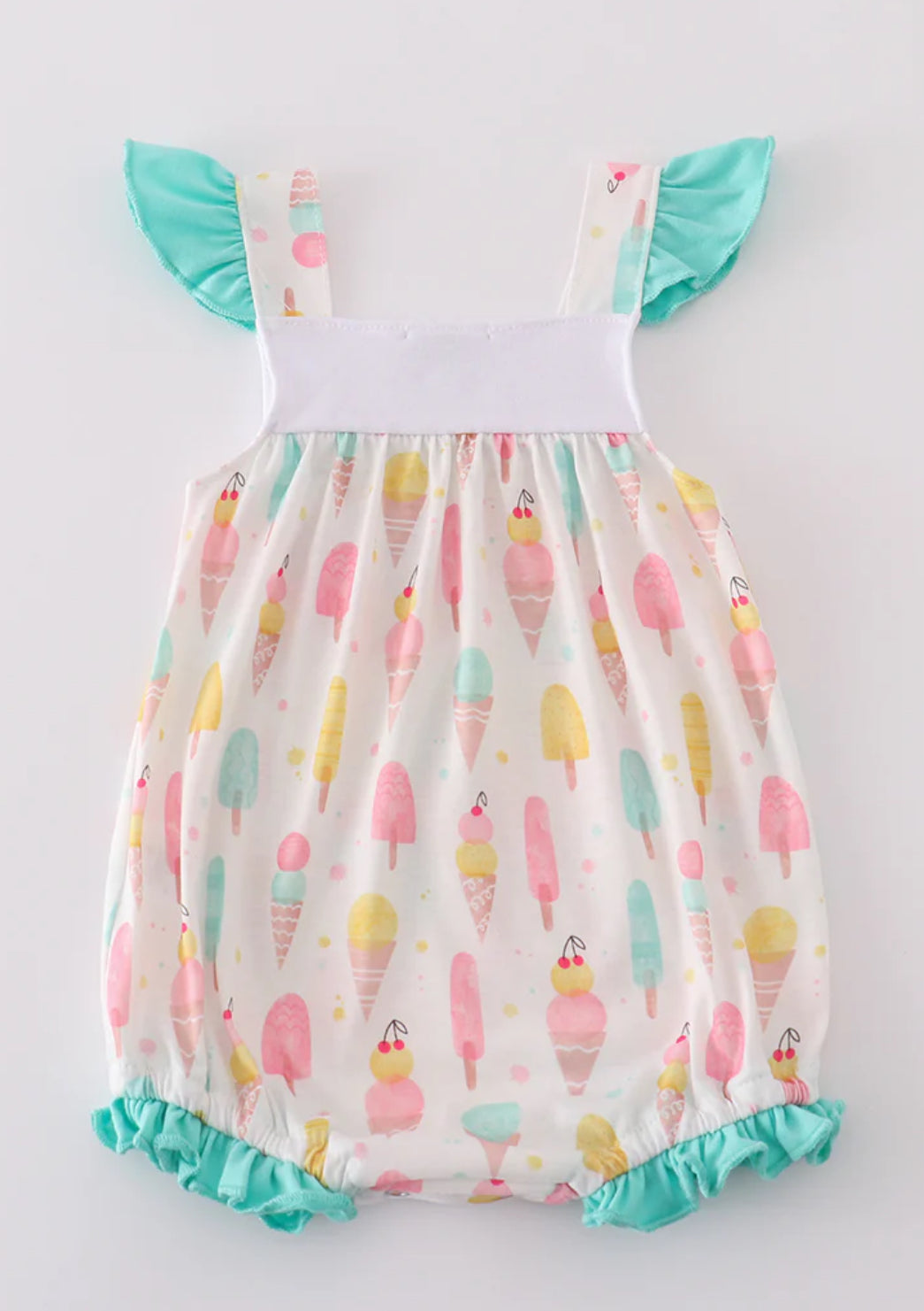 Ice cream baby romper