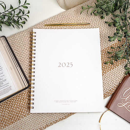 2025 planner with monthly Devotional