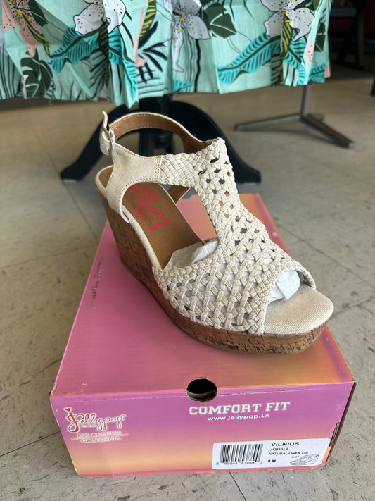 Comfort wedges nude