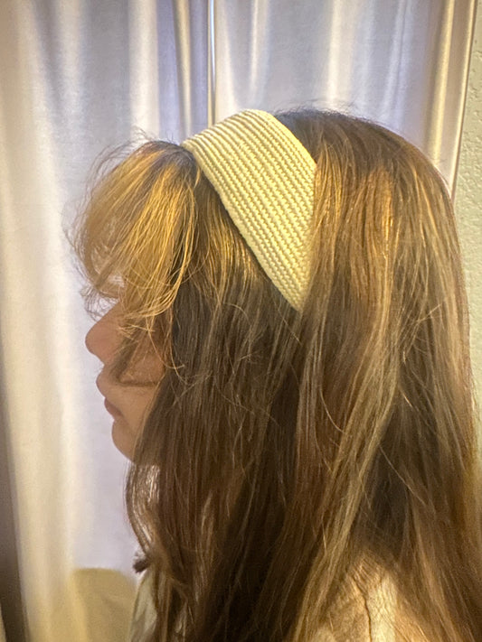 Khaki woman’s headband
