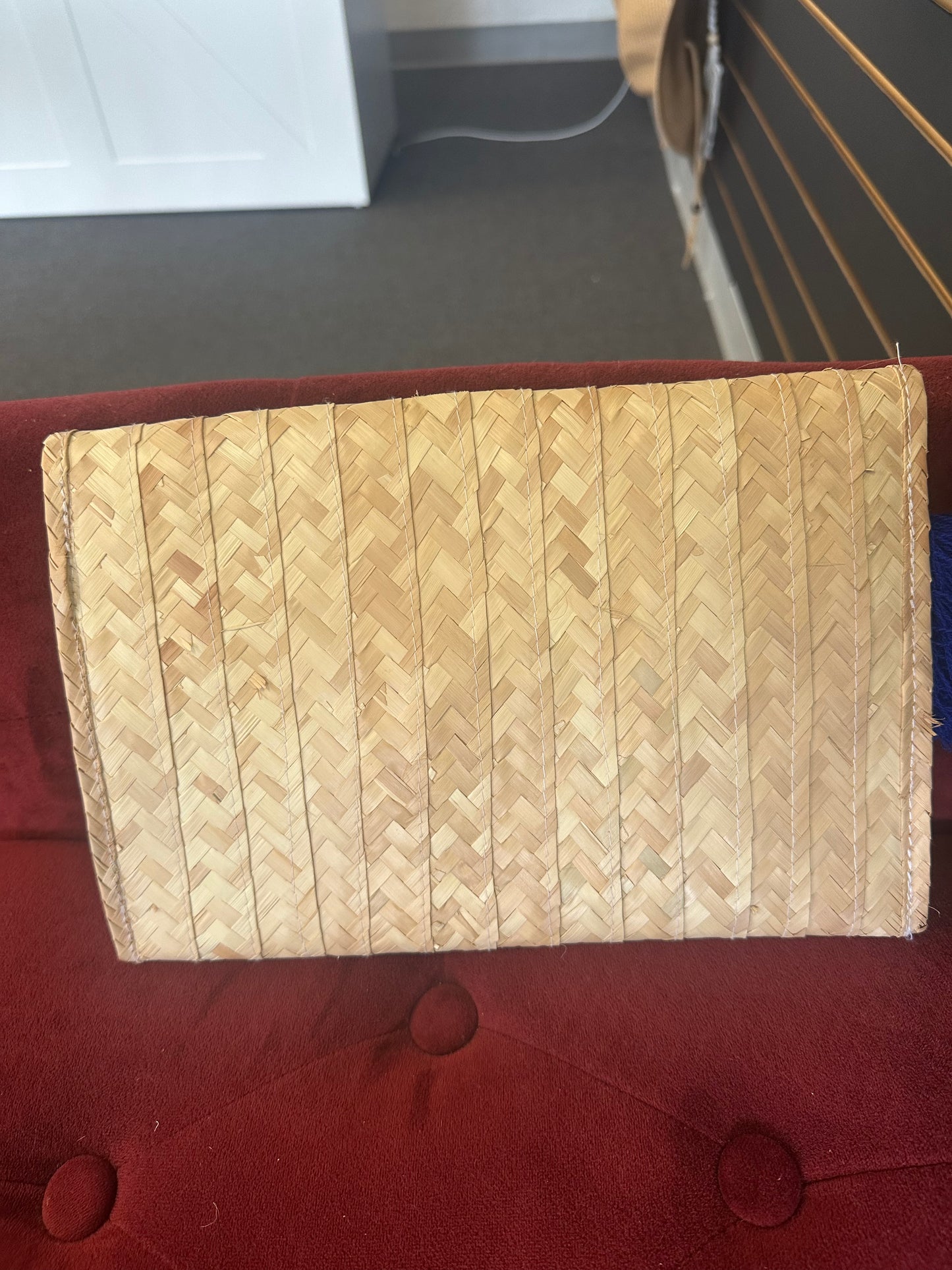 Straw made purse