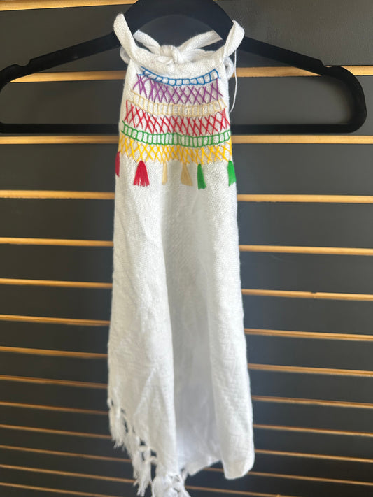 White embroidered top