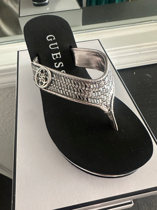 Guess women’s wedge sandals